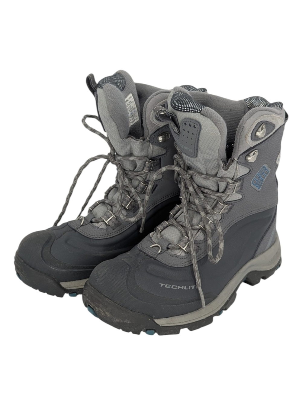 Women's Columbia High Top Hiking Boots Gray size 7.5 gorpcore outdoors travel